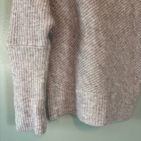 Anthropologie Moth Small Wool Caya Off The Shoulder Ribbed Sweater Made in Italy - Picture 3 of 6